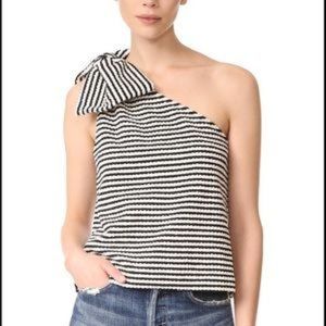 Club Monaco bow tie top